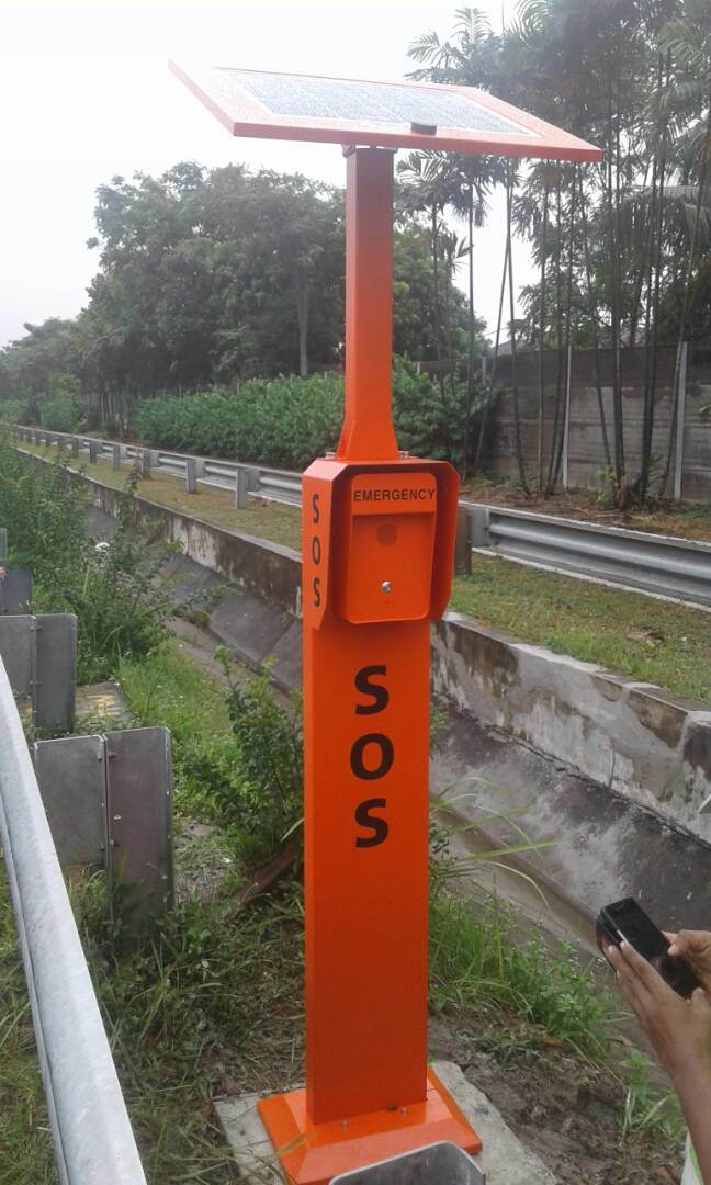 Corrosion Resistant Highway 3G Emergency Call Box, Hands Free GSM Emergency Telephones