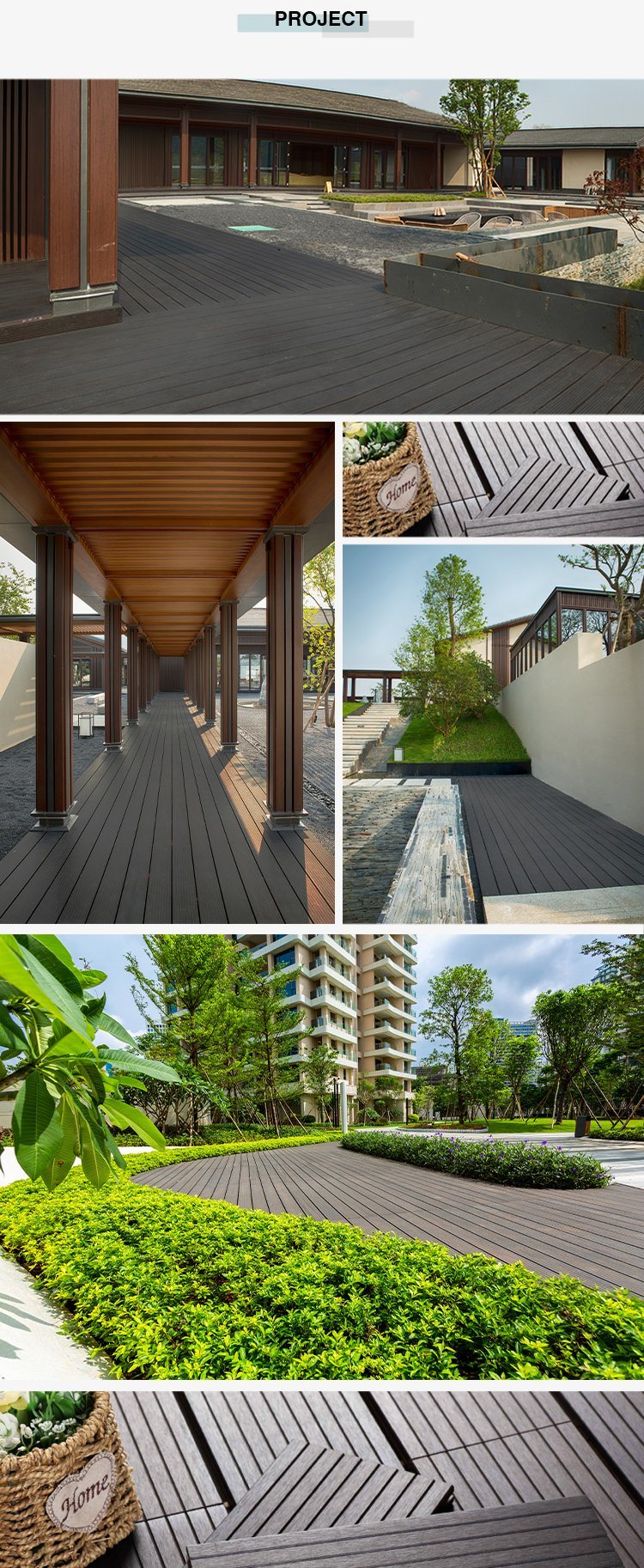 2020 New Outdoor High Quality Waterproof Decking for Swimming Poor