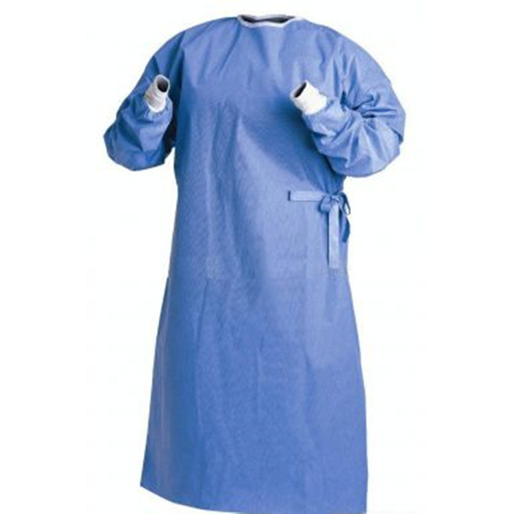 Blue SMS Surgical Gown Colors with SMS Surgical Gown Cuffs
