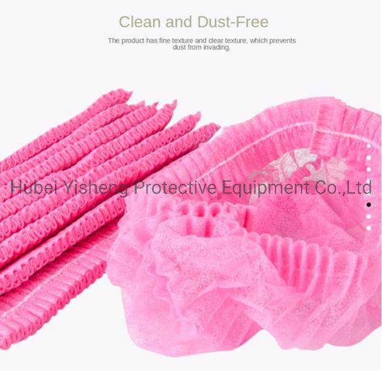 Disposables Elastic Hair Net Cover Non Woven Mop Cap