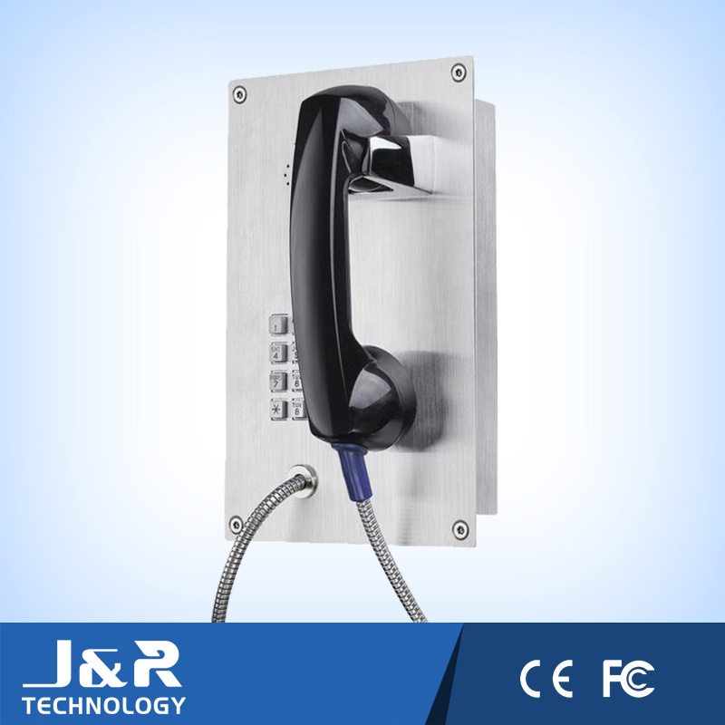Stainless Steel Vandal Resistant Telephone Jr208 Series Handset Emergency Phone