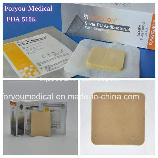 Post-Operative Wounds Silver Wound Dressing Foam Sheet with 510k
