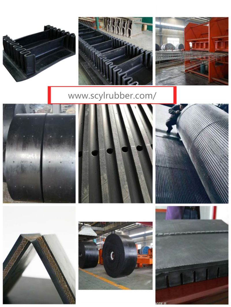 Standard Flat Rubber Conveyor Belting Used in Cement Plant