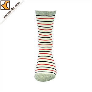 Unisex Dress Trouser Stripe Soft Cotton Socks (165031SK)