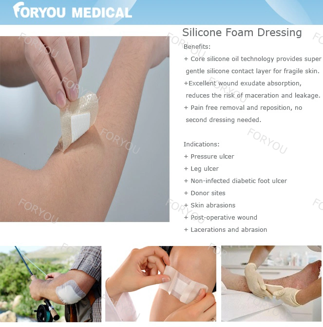 Foryou Medical Advanced Wound Care Dressing Silicone Foam Dressing