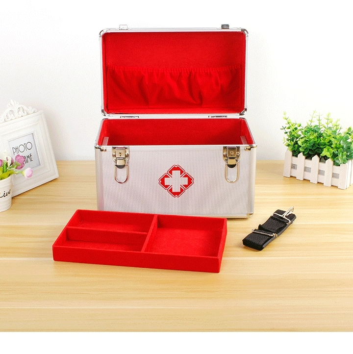 Hx-Z031 Aluminum First Aid Case with Belt First Aid Kit