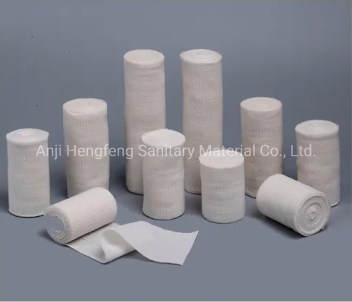 Thick Conforming Bandage PBT Bandage for Fixation in Bleached White