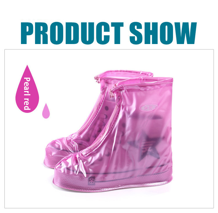 Wholesale Manufacturer Hot Selling Portable PVC Coffee Waterproof Shoe Covers