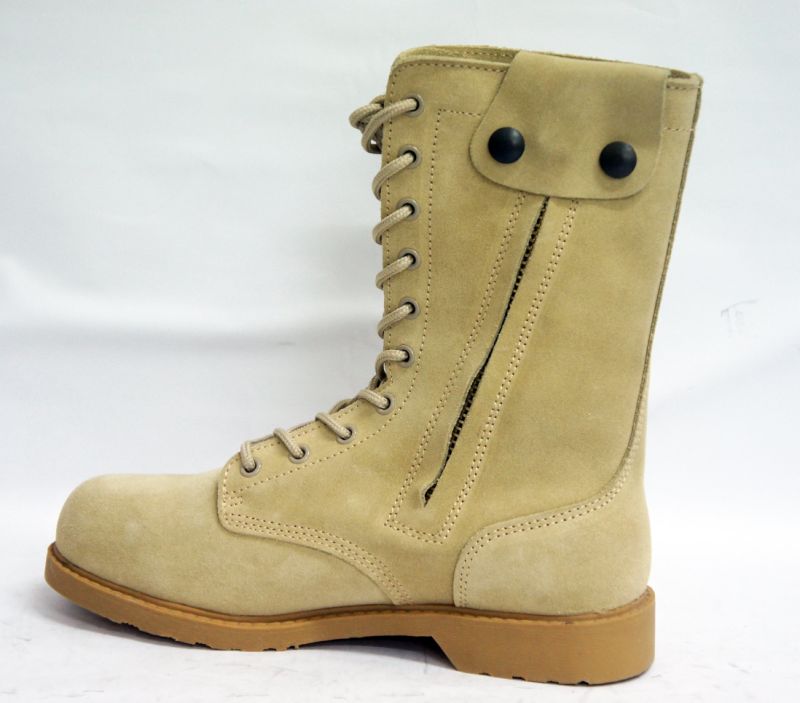 Beige Military Desert Boots Us Army High Ankle Boots