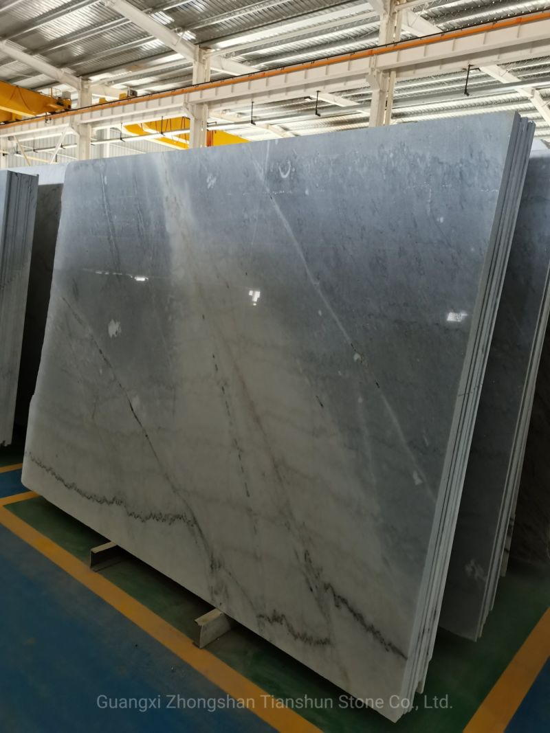 Types of 24X24 Carrara White Cheap Marble Stone Slab Polishing