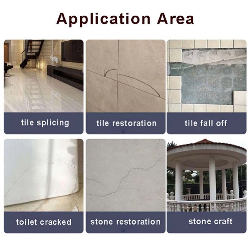 Bonding and Repairing of All Kinds Stone Materials Marble Adhesive