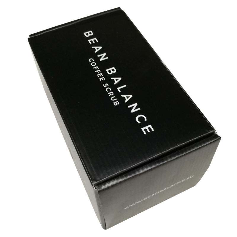 Online Custom Black Printed Paper Box Package with Logo
