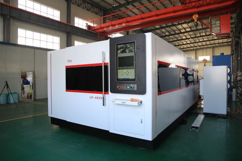Heavy Machine Bed Double Exchanged Work Table Fully Closed Protection Cover Sheet Metal Plate Laser Cutting Machine