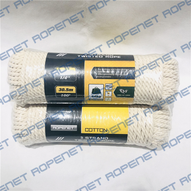 Natural Cotton Twisted Rope Hardware&Tool Use