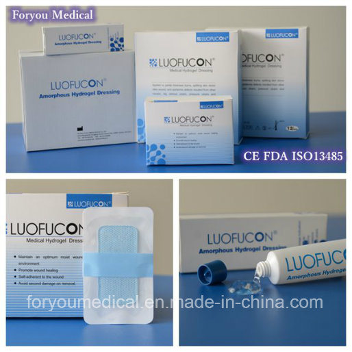 Transparent Hydrogel Wound Dressing, Cleaning Wound, Moist Hydrogel