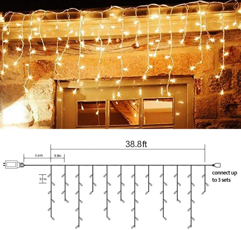 3m*3m 600 LED LED Light Christmas Decorations Light Fairy Light