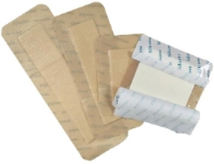 Sterile Silicone Foam Wound Dressing Silicone Gel Adhesive for Burn Wounds or Pressure Ulcers Care