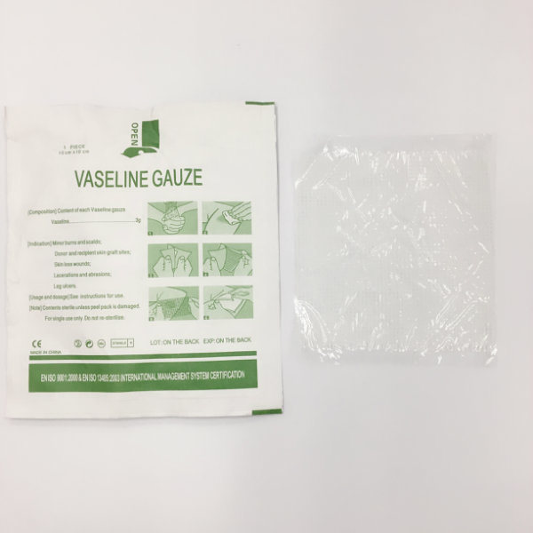Waterproof Medical Paraffin Gauze Dressings Ce ISO Approved