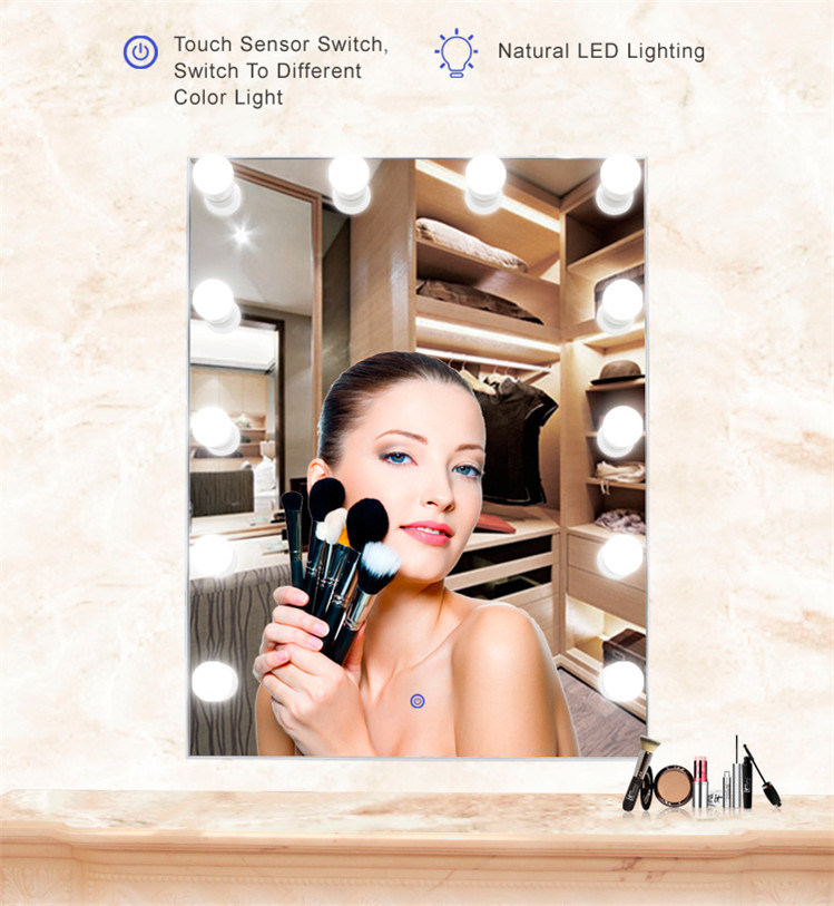 Wall Mounted Dressing LED Illuminated Cosmetic Beauty Makeup Mirror