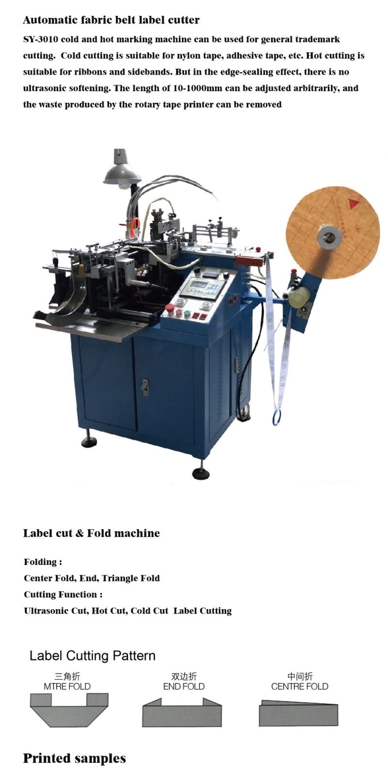 Sy Tape Automatic Dressing Packing Machinery