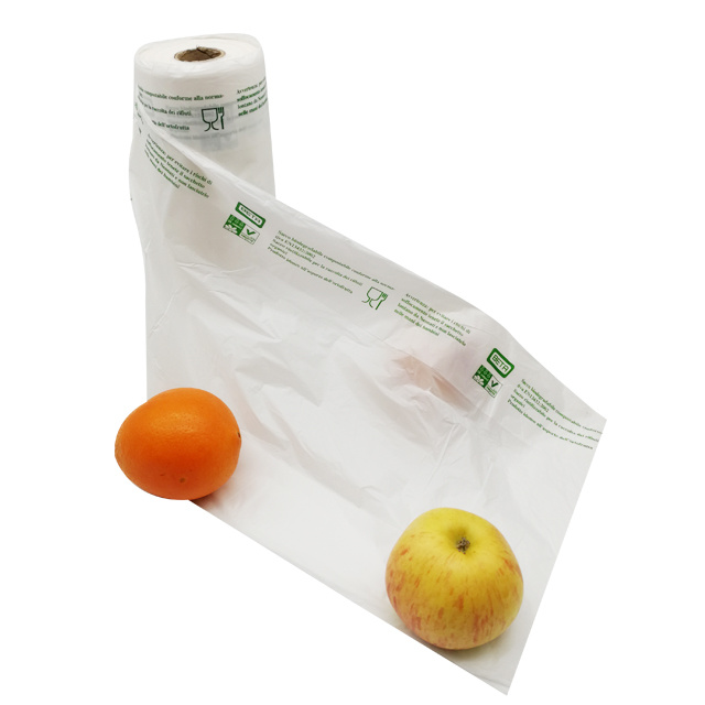 LDPE Transparent Clear Plastic Bags on Roll, Produce Roll Bag