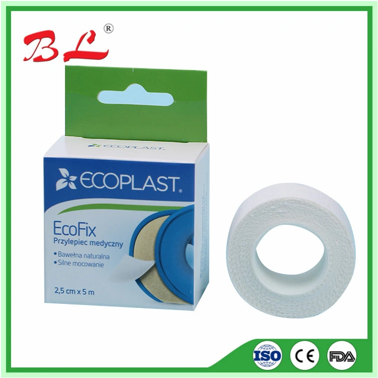 Medical Cloth Plaster Zinc Oxide Cotton Cloth Plaster Tape with Stronge Ahesive Plaster