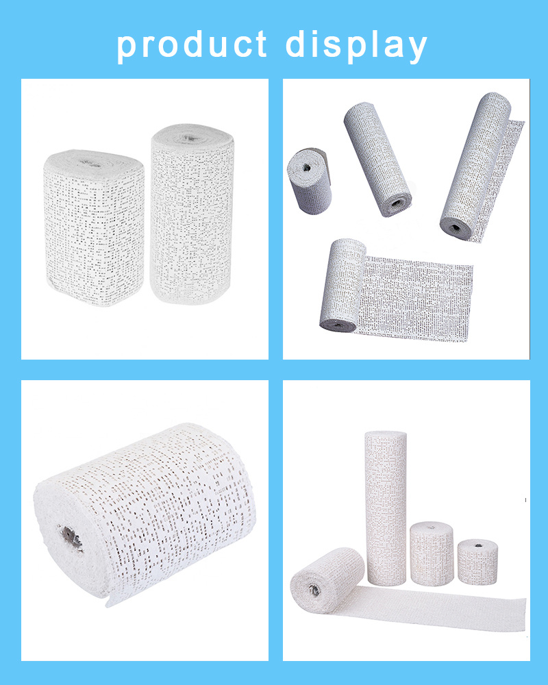 Surgical Dressing Different Types Orthopedic Cotton Plaster of Paris Bandage with FDA Ce