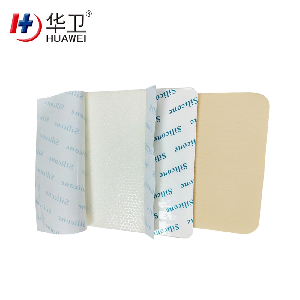 Waterproof Self-Adherent Silicone Foam Dressing Hydrophilic Wound Dressing for Moist Healing