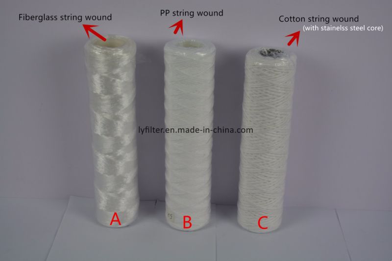 PP Wound Polypropylene Micron Cartridge Filter for RO Pre-Treatment