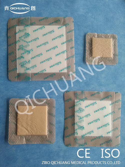 Medical Supplies Scar Silicone Foam Dressing Factory