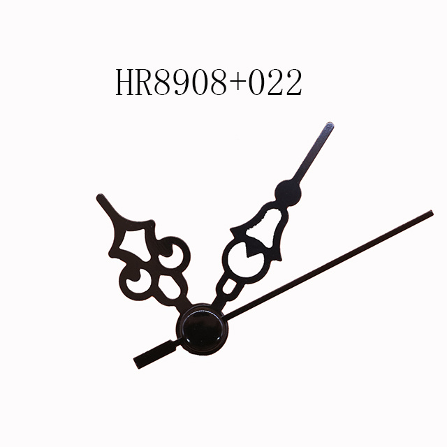 Hr8908 40mm Black Serpentine Clock Hands 022 Second Hands