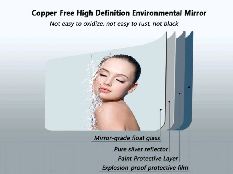 Round Shape Hotel Mirror/LED Mirror/Bathroom Mirror/Cosmetic Makeup Mirror/Dressing Mirror/Salon Mirror