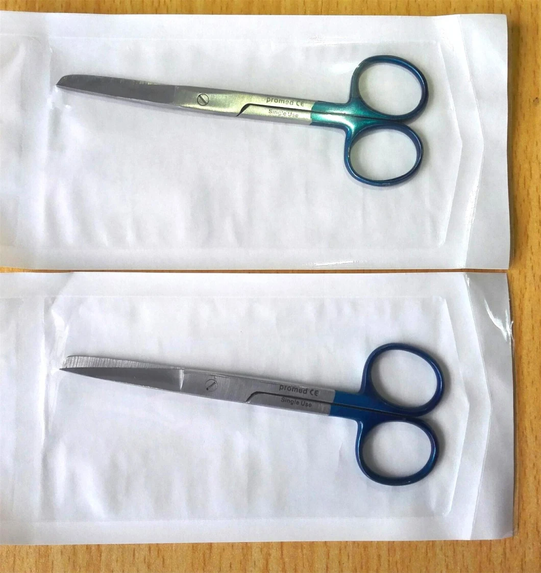 Sterile Scissors, Sterile Dressing Scisors, Medical Disposable Scissors