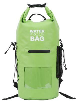 Stylish Waterproof Backpack for Traveling with Waterproof Cell Phone Pouch