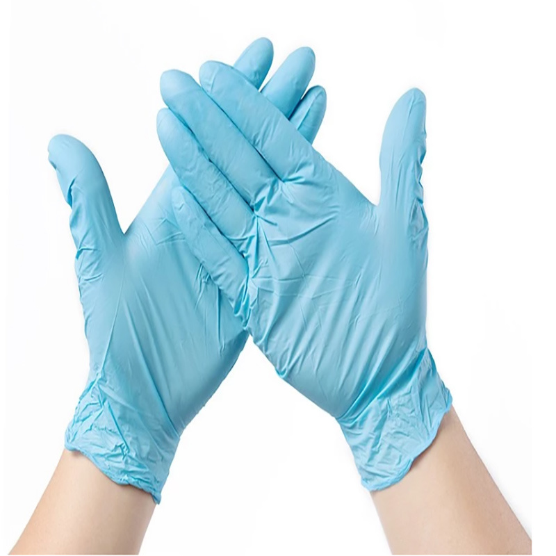 Nitrile Gloves Blue Non Sterile, Sterile Disposable Pure Nitrile Gloves