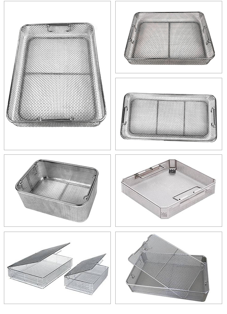 Surgical Instruments Stainless Steel Sterilizing Baskets