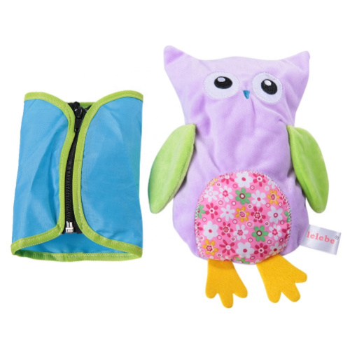 Plush Owl Early Learning Education Toy Baby Learn to Dress