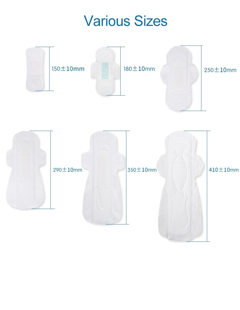 Free Sample Wholesale B Grade Lady Anion Pads Extra Care Sanitary Napkin