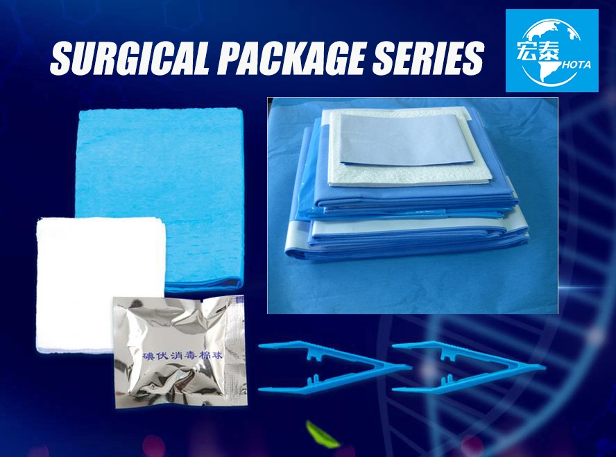 Custom Medical Consumables Surgical Wound Basic Sterile Dressing Pack