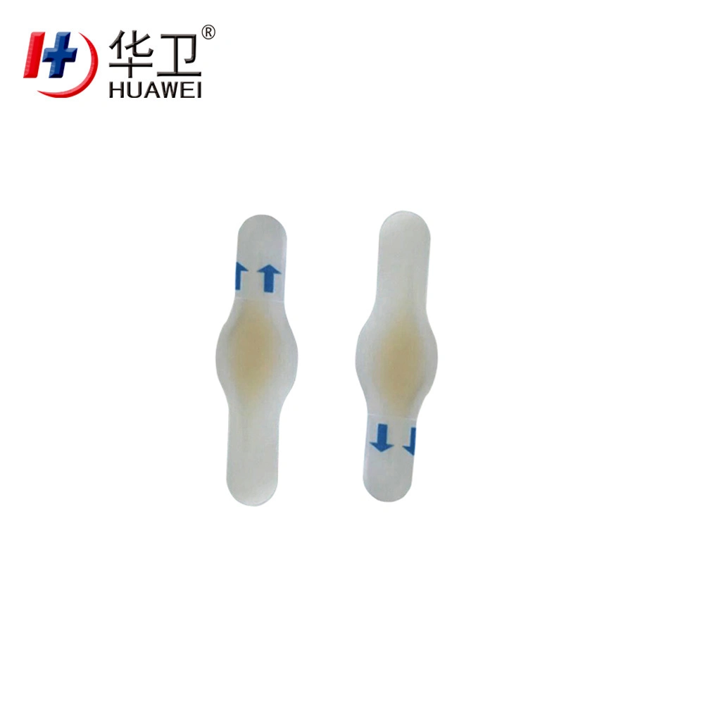 Adhesive Thin Border Hydrocolloid Foot Care Wound Dressing for Small Wounds China Factory OEM