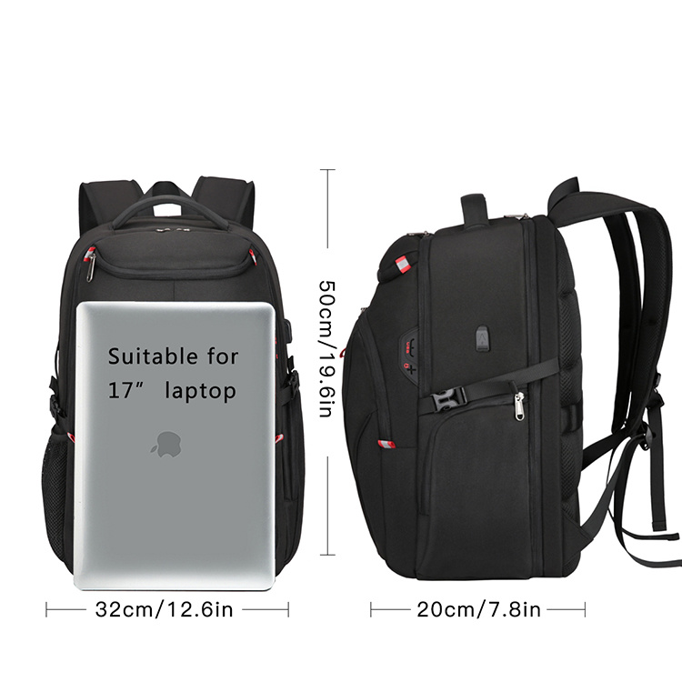 OEM/ODM Fashion Customized Wholesale Large Waterproof Password-Lock Laptop Backpacks
