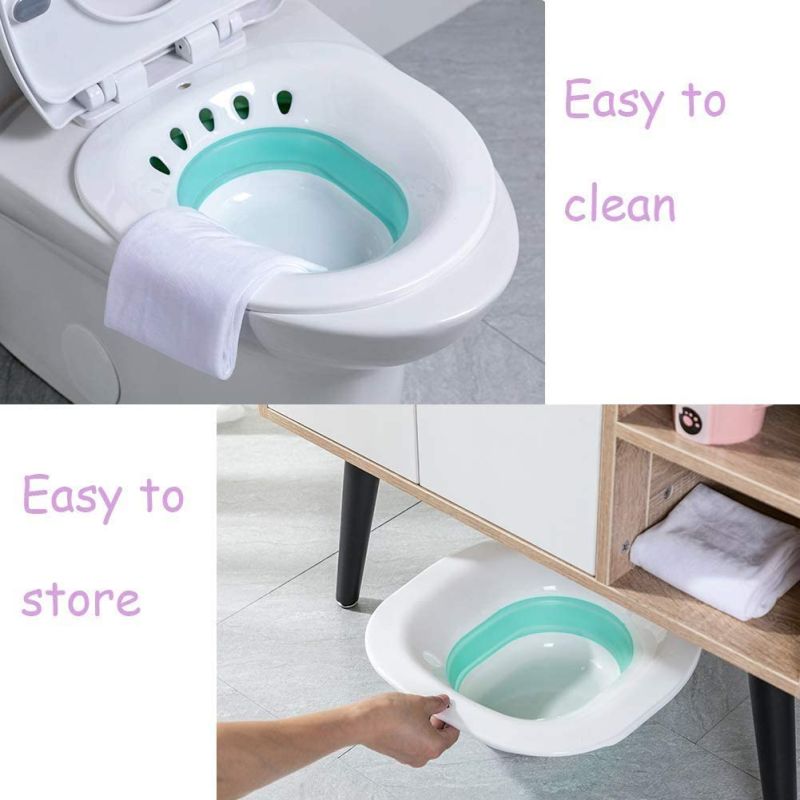 Hip Bath Tub to Reusable Anal and Vaginal Care Treat Postpartum Wounds, Hemorrhoids, Perineal Care, Episiotomy Recovery Baths
