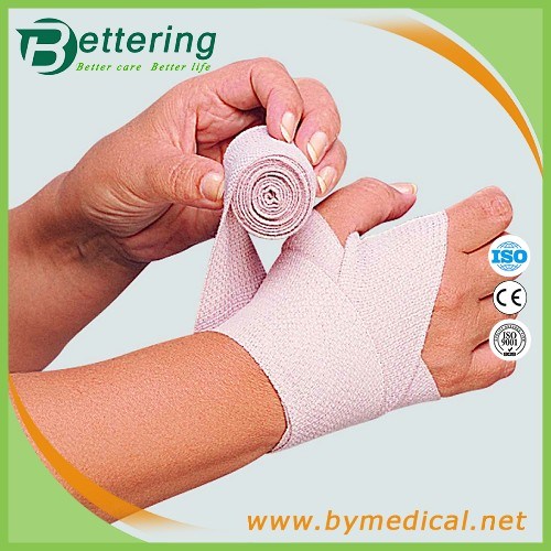 Non Sterile Medical Rubber High Elastic Compressed Bandage
