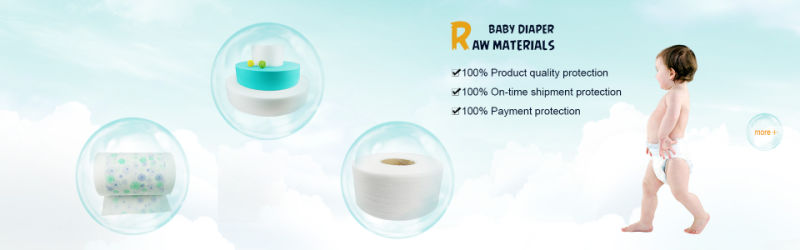 PP Blue Edge Adhesive Side Tape for Baby Diaper with High Quality