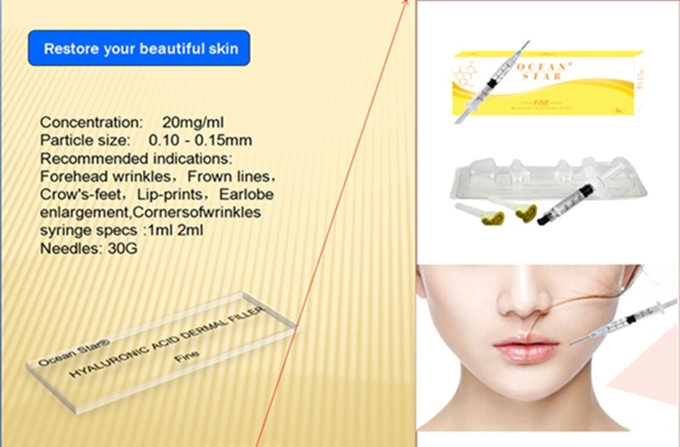 High Quality Injectable Dermal Filler Hyaluronic Acid for Face and Eyes