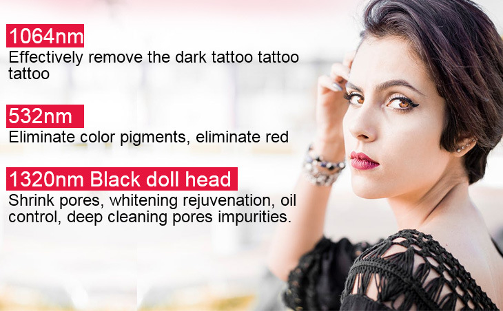 ND YAG Tattoo Pigmentatio Laser Removal Skin Lighteningequipment