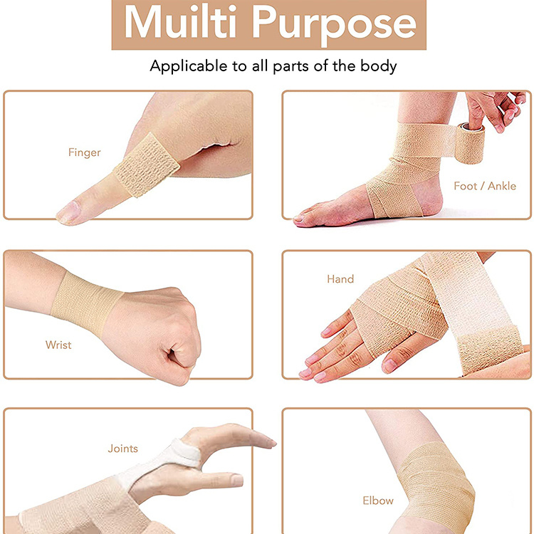 Non Woven Cohesive Bandages Wrap Finger Bandage
