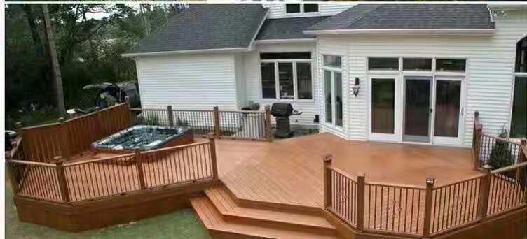 Waterproof and UV Resistant WPC Decking for Exterior Swimming Floor