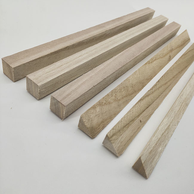 Paulownia Wood Lumber Paulownia Strips and Chamfer Strips