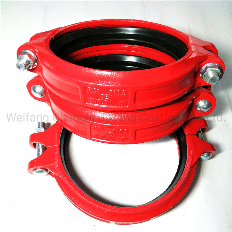Grooved Couplings Are Used for Pipe Connecting